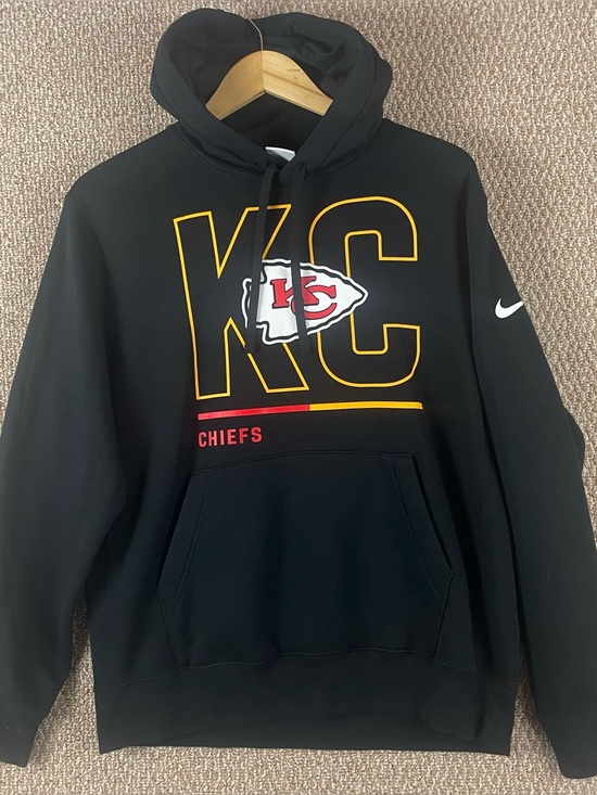 Nike Other - Kansas City Chiefs Hoodie Mens Medium Black Training NFL Pullover Football 135